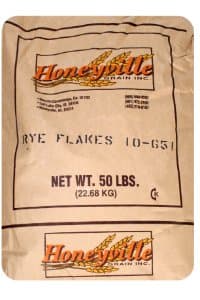 Rye Flakes - 50 Pound Bag