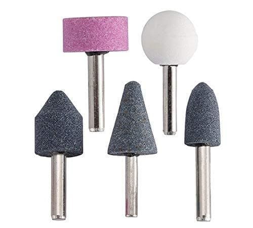 Vastate 5 Pcs Shank Abrasive Mounted Stone Multicolour