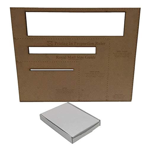PPO C6 / A6 White PIP Box - Pack of 25 Boxes - 112 x 162 x 20mm - Large Letter Cardboard Postal Box for Royal Mail