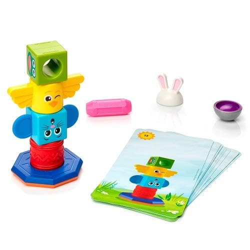 SmartMax My First Totem, a STEM-Focused Magnetic Building Set for Ages 18 Months+