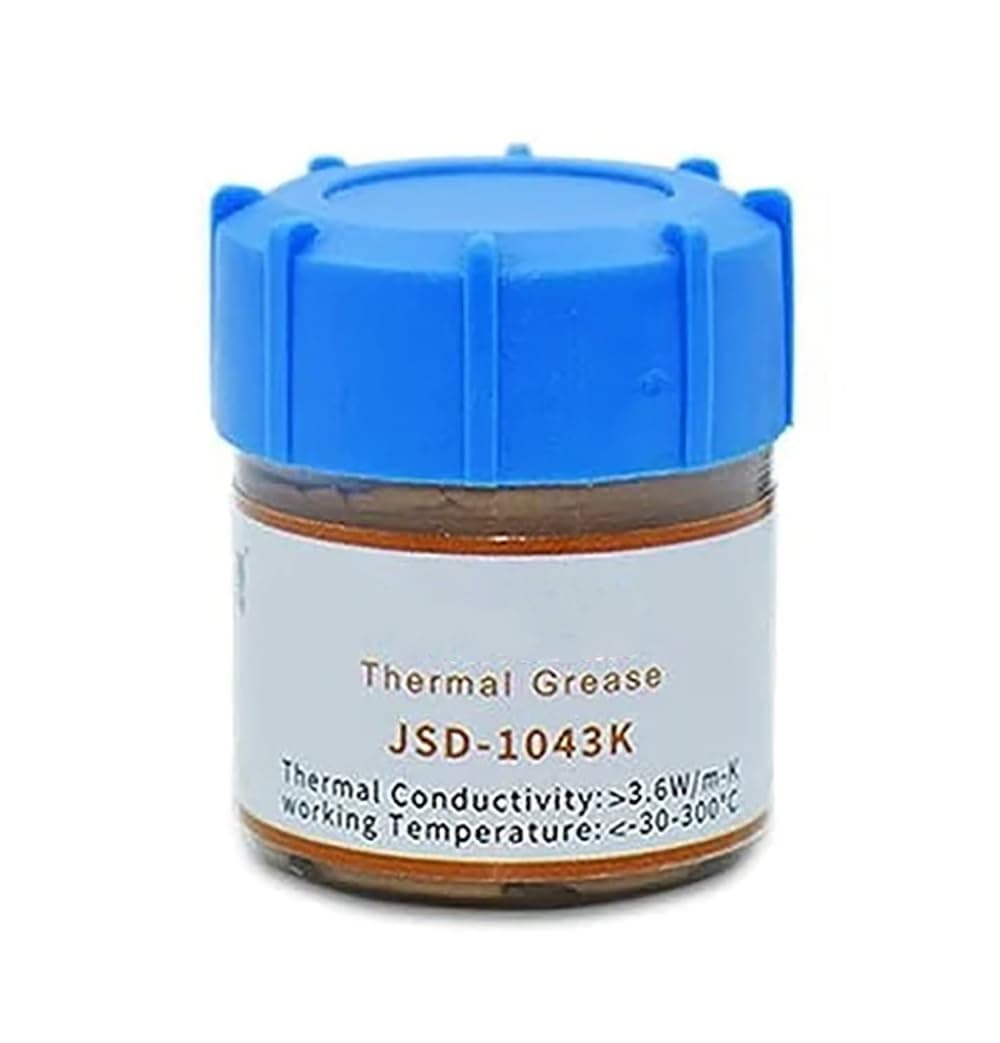 Rubik Golden Thermal Grease for CPU, GPU, Chipset, and LED, High-Performance Silicone CPU Cooling Thermal Paste (JSD-1043K)