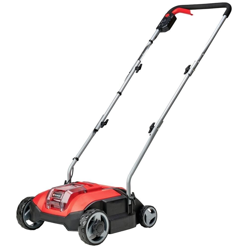 Einhell GC-SC 18/28 Li Power X-Change 18V Cordless Scarifier Rake | Brushless Motor, 28cm Raking Width, 3 Working Depths | Solo Lawn Scarifier - Battery and Charger Not Included