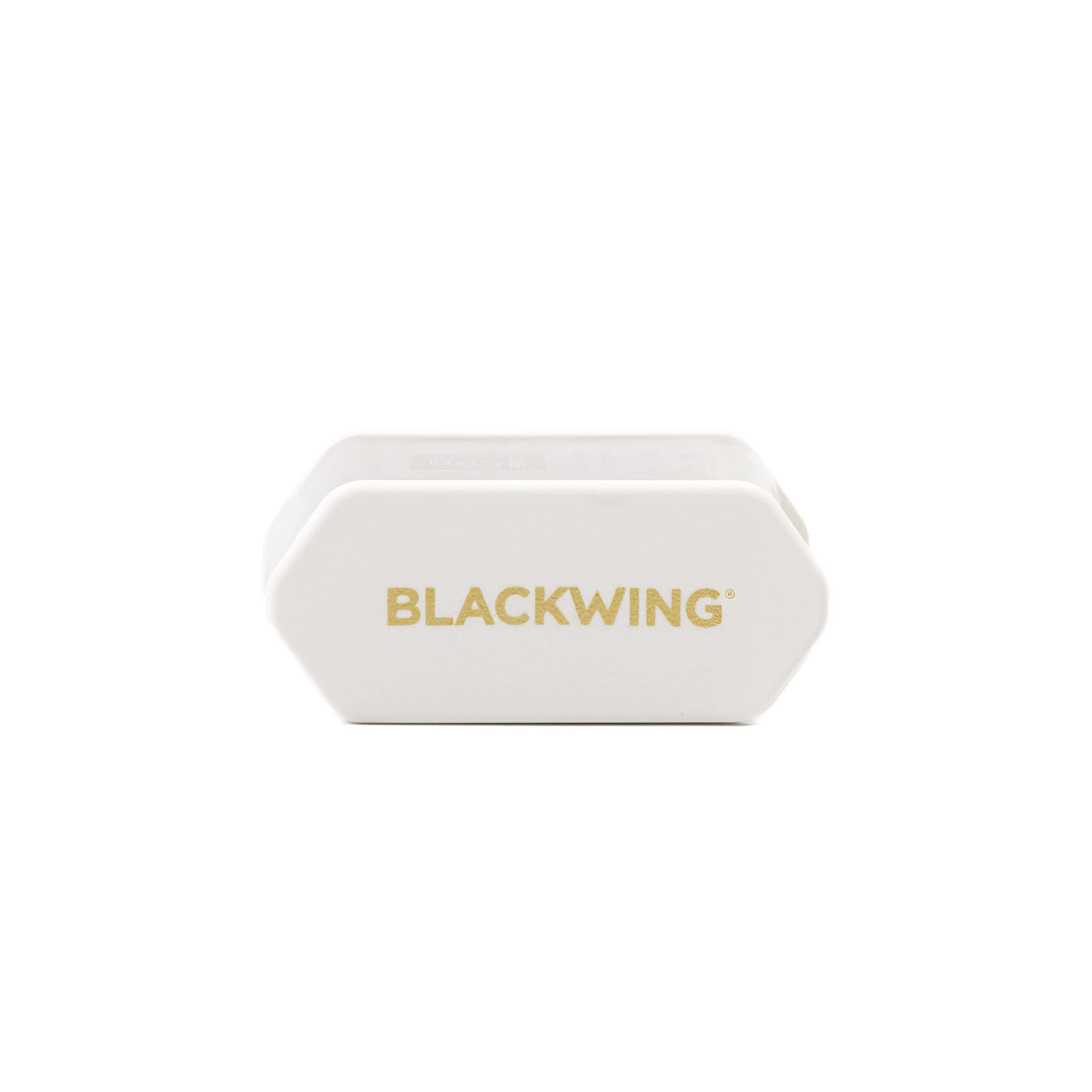Blackwing Two-Step Long Point Pencil Sharpener, White, German Steel Blades, Creates Sharp Long Pencil Point, Pack of 1