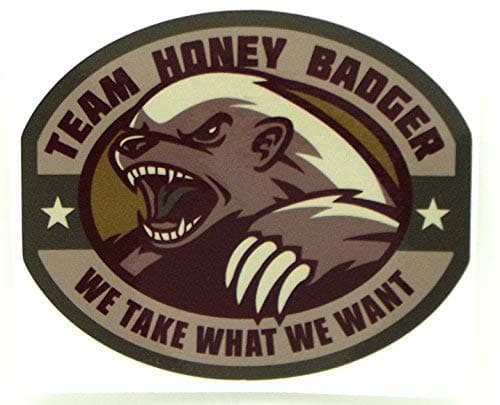 Honey Badger Heavy Duty Vinyl Decal/Multicam