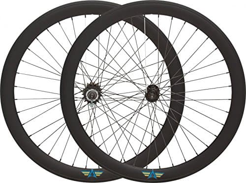 AeroFix 50mm Deep Dish Matte Black Wheelset