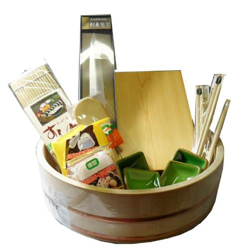 12 PCS Sushi Making Set Kit-Wooden Oke