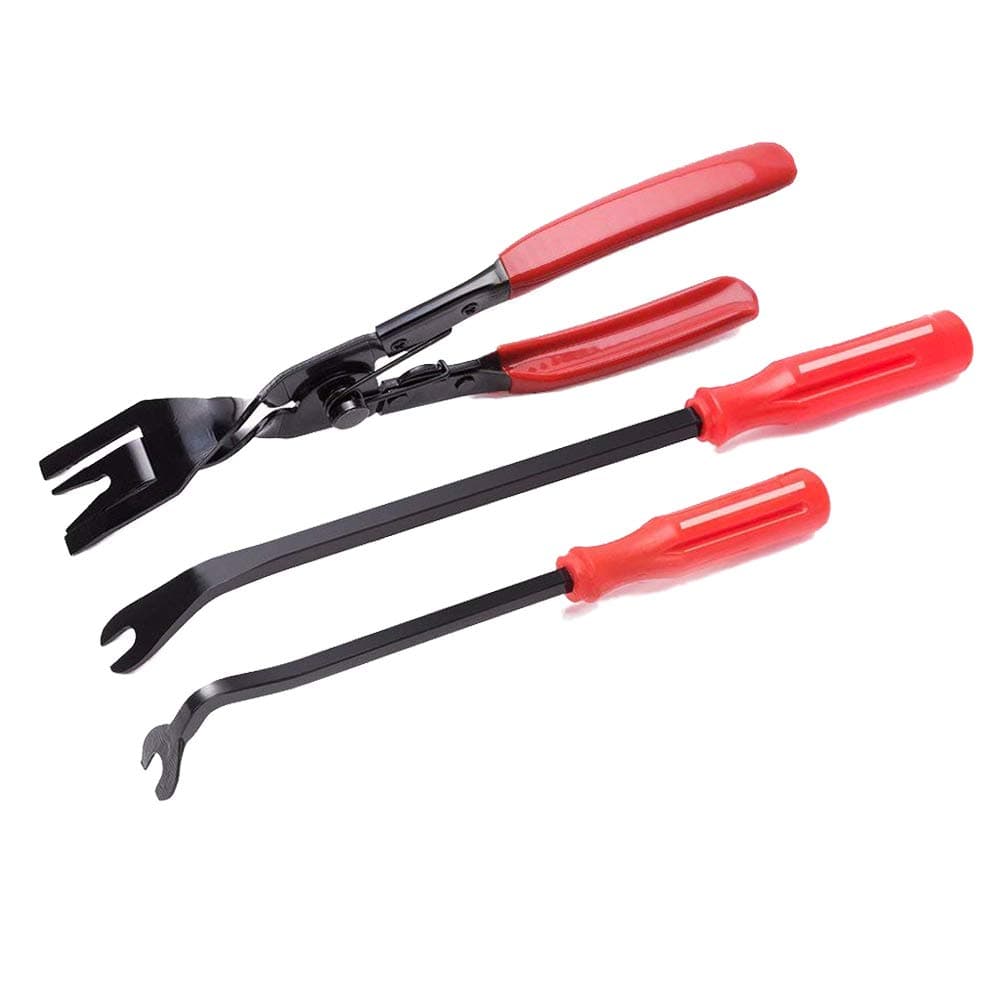GOHAWKTEQ 3PCS Auto Trim Removal Tool Set Car Panel Removers for Car Audio Dash Door Panel Window Molding Fastener Remover Tool Kit G0004U