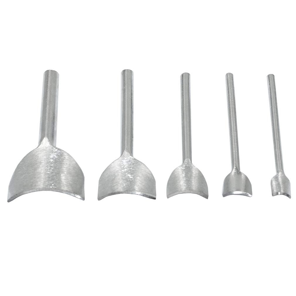 DGOL 5 Sizes Leather Arc-Shaped Cutter Craft Strap Belt DIY Half Round End Corner Plated Cutting Punch