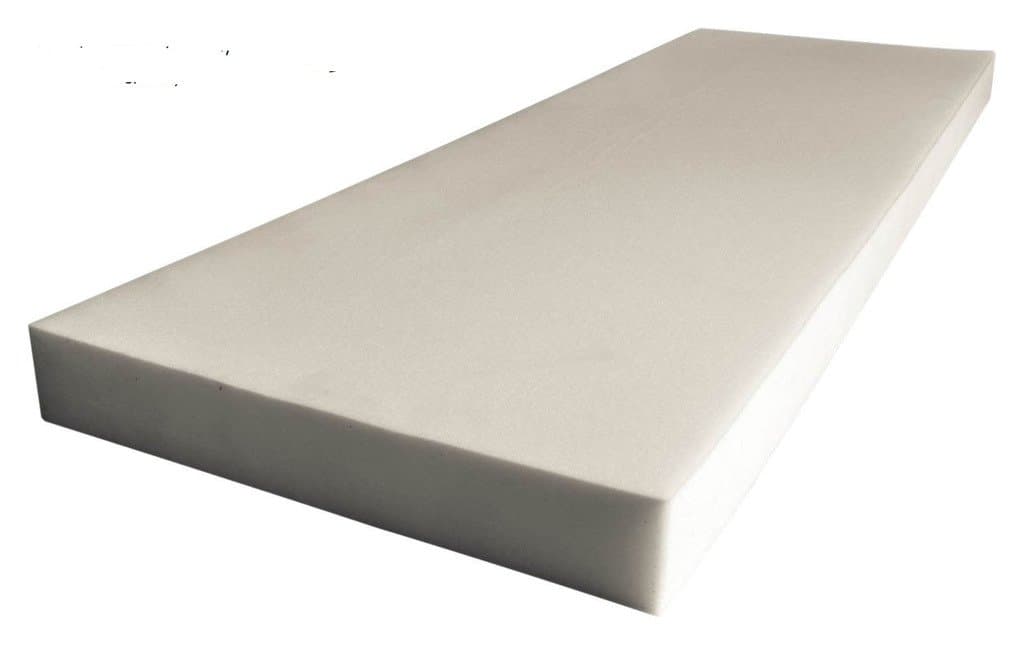 1/2" x 24" x 140" Upholstery Foam Regular Density (Seat Replacement, Upholstery Sheet, Foam Padding)