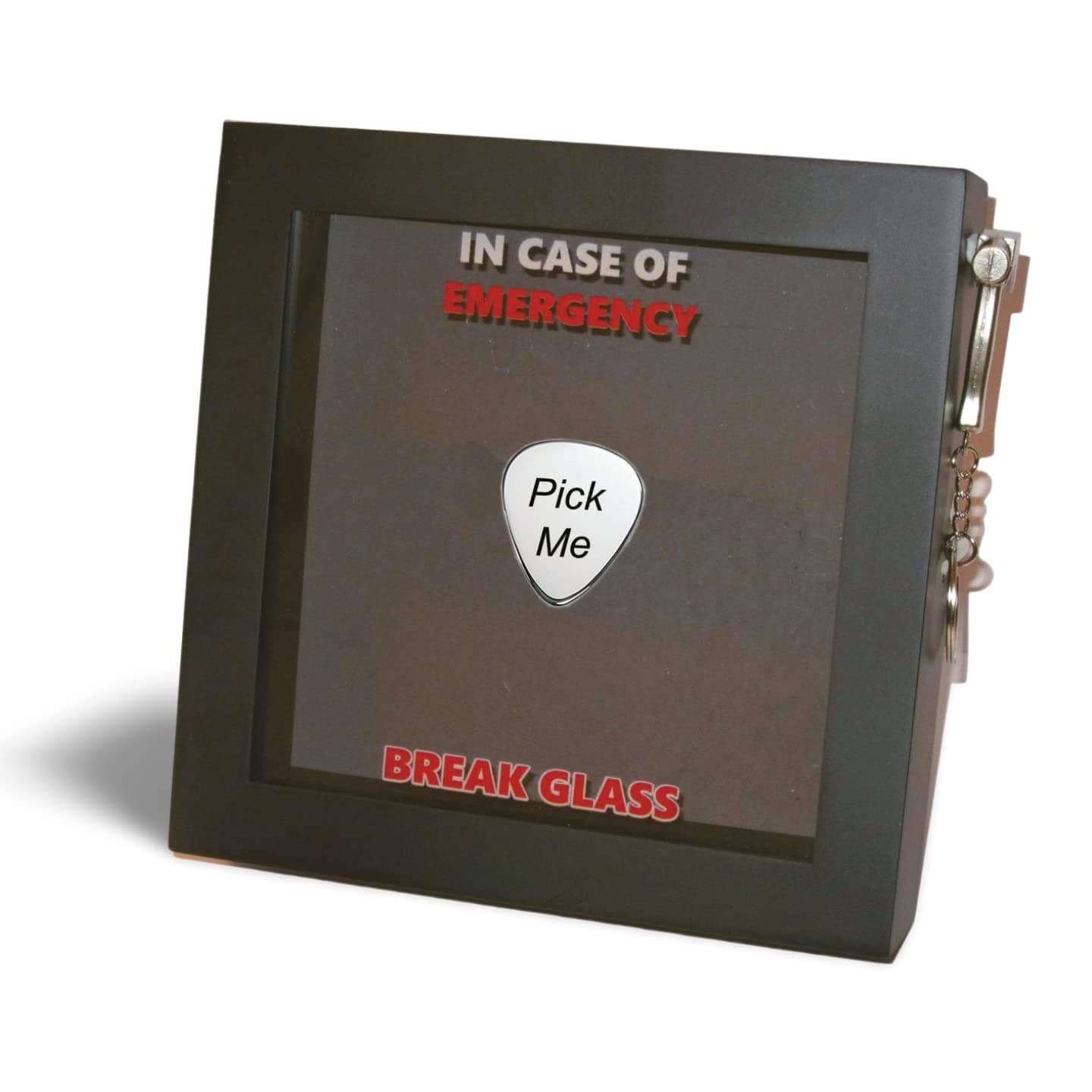 Fathers Day Present Emergency Gift Box. Fun Novelty Presentation 3d Box Frame Keepsake Food/Chocolate/Sweets/Drink/Money/Voucher/Jewellery. Dad/Pops/Grandad. In Case of Emergency, Break Glass.