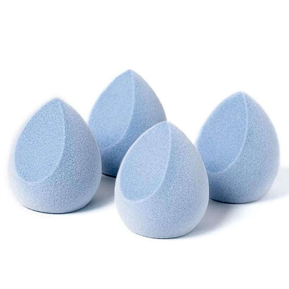 Microfiber Velvet Makeup Sponges Set, Dual Layer Technology, Flawless Makeup Blender for Foundations, Powders and Creams (4 pcs）