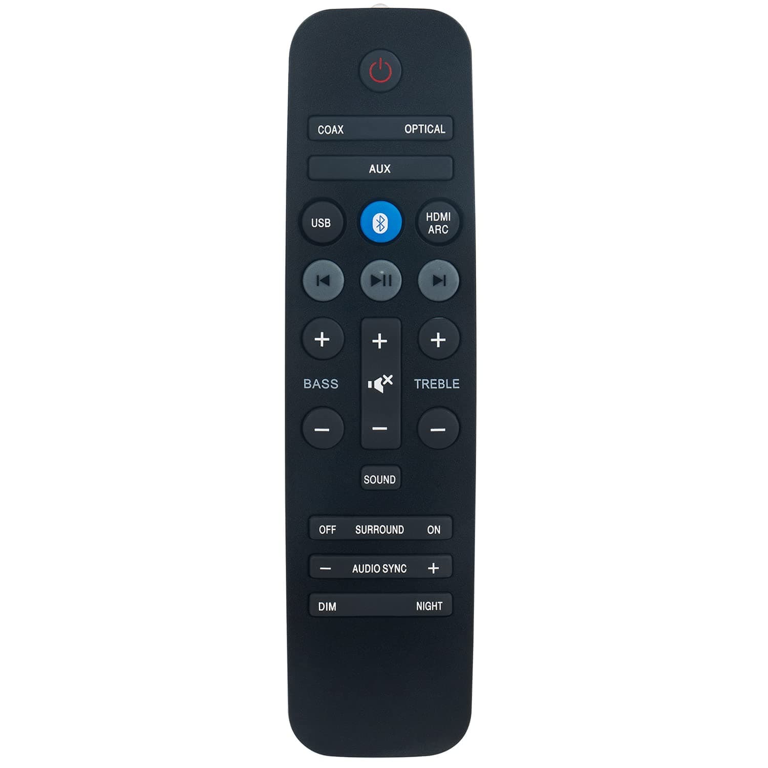 Replacement Remote Control Applicable for Philips Sound Bar HTL2163B HTL2163B/F7 HTL3140B/12 996580002887 HTL2161B/F7 HTL2161B HTL3140B HTL3140B/F7 HTL3140B/12 Soundbar Speaker