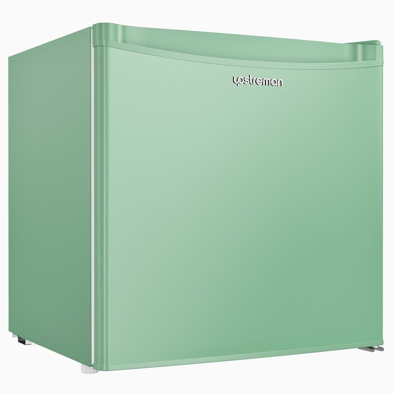 Upstreman1.7 Cu.ft Mini Fridge with Freezer, Dorm Essentials, Adjustable Thermostat, Energy Saving, Low Noise, Single Door Compact Refrigerator for Dorm, Office, Bedroom, Mint Green-FR17