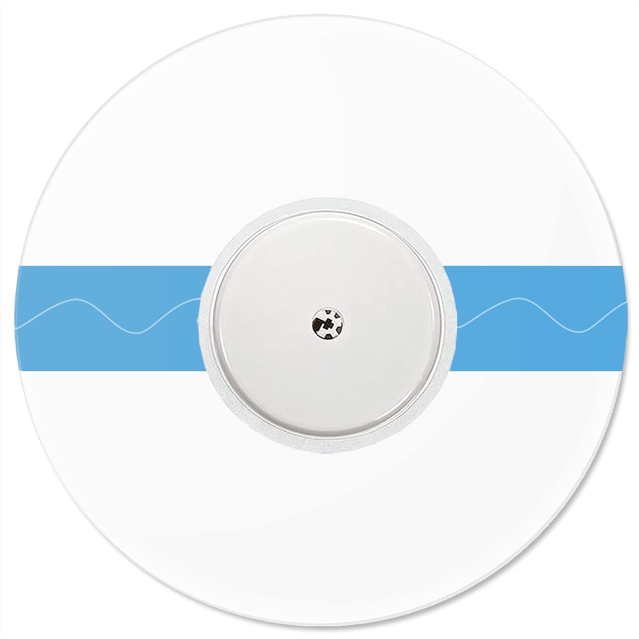 HECHUAN Freestyle Sensor Covers for Libre 1/2, 55 Pack Waterproof Adhesive Patches,Transparent Tape Long Lasting-Without Hole-