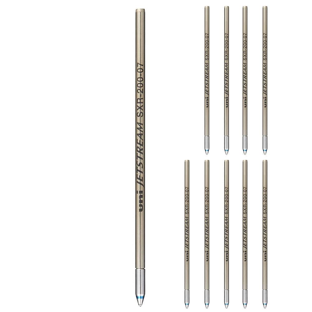 三菱鉛筆 Uni Jet Stream Prime High Grade Multi Ballpoint Pen - Refill - 0.7mm - Blue - SXR-200-07 10 set