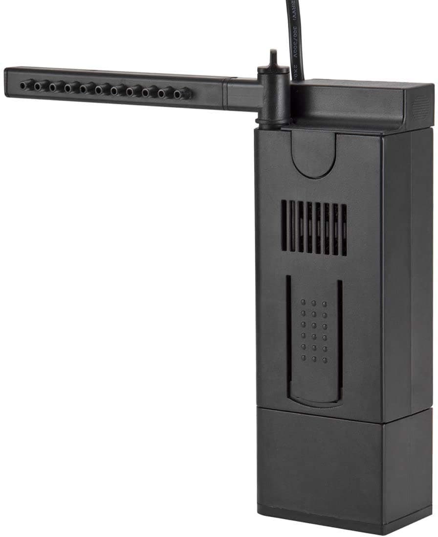 110GPH 7W Aquarium Power Filter Pump, Water Flow Adjustable, for 2-8 Gallon Fish Tank