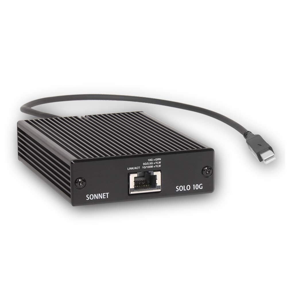 Sonnet Technologies Solo 10G Thunderbolt 2 to 10GBASE-T Ethernet Adapter (SOLO10G-TB2)