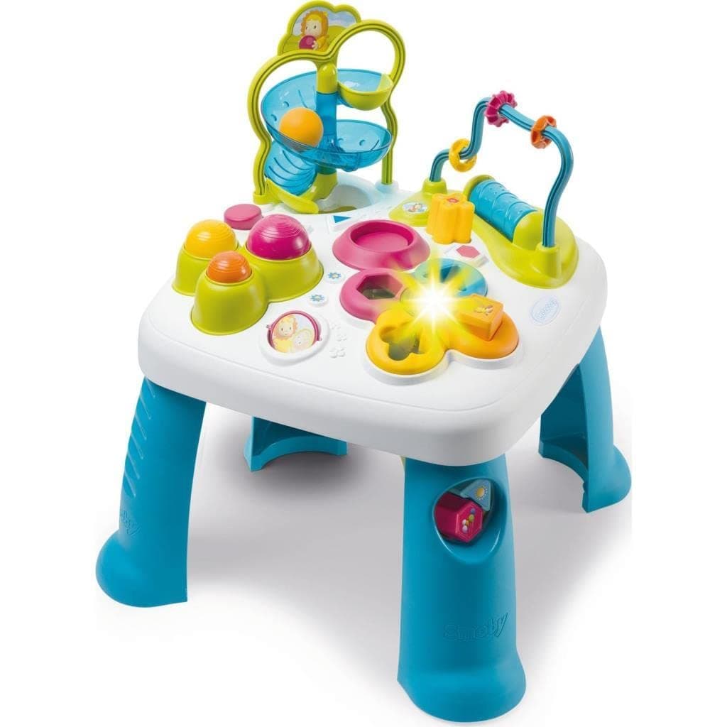 Smoby SMY110426 Table d'Activités Electronic and Mechanical Functions, Multicolored