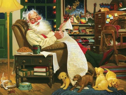 Family Puzzles Santa's Homework