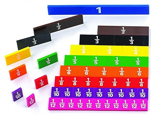 EDX Education 53853 Solid Fraction Tile (Pack of 51)