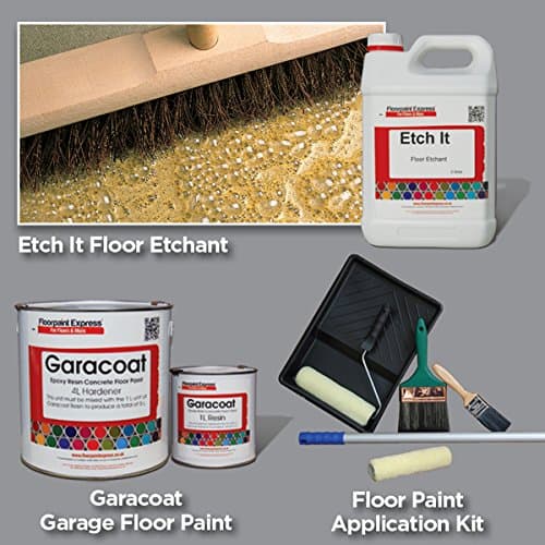 Garacoat Garage Floor Paint Kit (Large, Ash Grey)