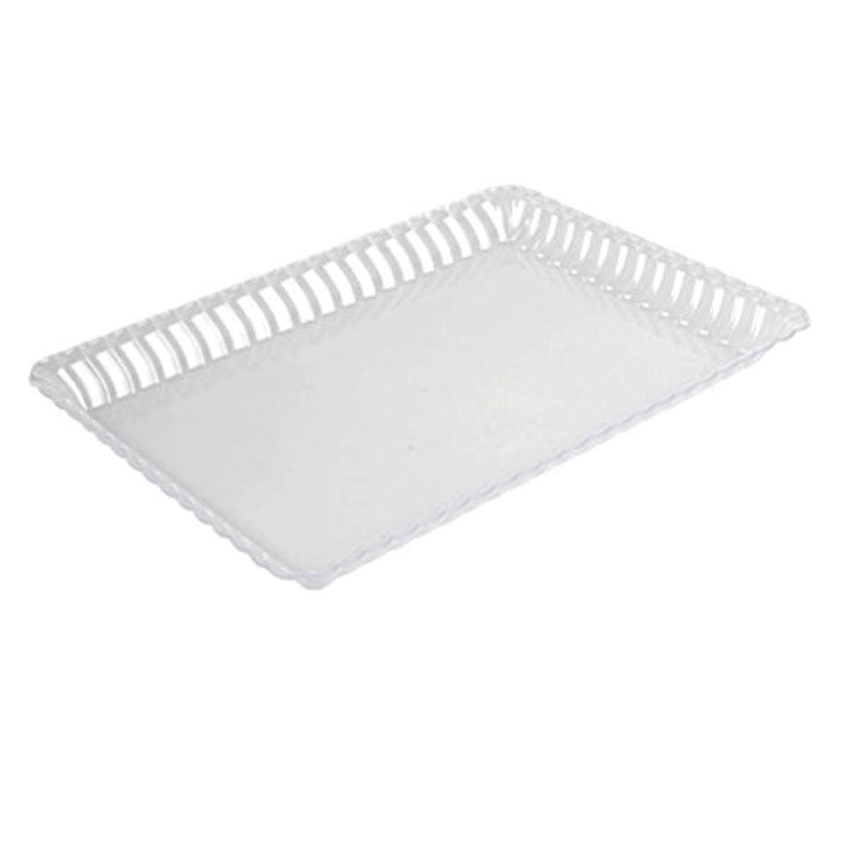 Fineline Settings Flairware Clear 9"X13" Serving Tray, Retail Pack- 99 Piec 0 Pieces