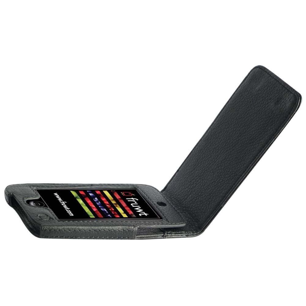 Suit Premium Leather Case/Accessory Cover for iPod touch 2G, 3G (Black)