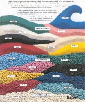 .Estes marine sand white 5 lb bag