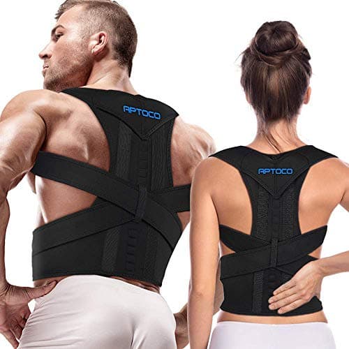 Full Back Support Posture Corrector for Men and Women- Adjustable Medical Posture Brace Provides Lumbar & Back Support for Shoulder, Clavicle, Lower and Upper Back Pain Kyphosis