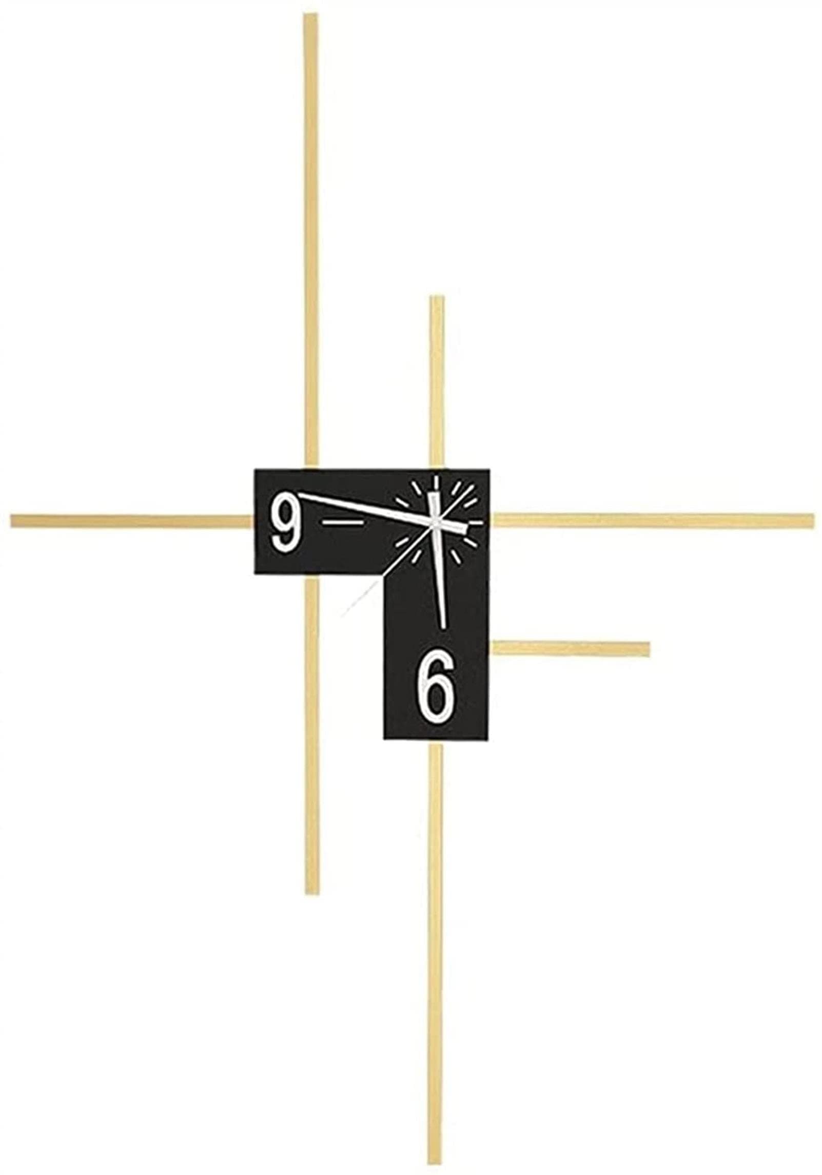 幸せな風 Wall Clocks, Decorative Wall Clock Decorative Wall Clock Nordic Simplicity Industrial Rustic Wall Clock Modern Decor Clock for Living Room Office Classroom (Color : A)