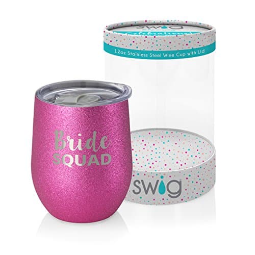 Swig Celebrations 12oz Wine-Bride Squad