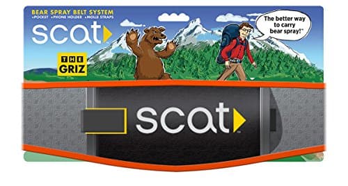 RELAUNCH AGGREGATOR Griz Scat Belt Quick-Access Bear Spray Holder w/Smartphone Holster