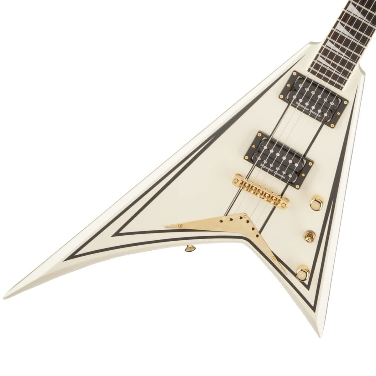 JACKSON RANDY RHOADS RRT 3 IVORY WITH BLACK PINSTRIPES Electric guitars Metal - modern