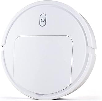 hoover vacuum cleaner self 30 * 27 * 8 3‑in‑1 Smart Robotic Automatic Vacuum Cleaner Robot Home Cleaning Machine for Floors Pet Hair Dust (White)