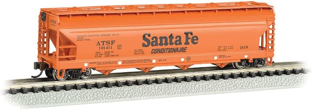 Track N - Bachmann Grain Hopper Santa Fe