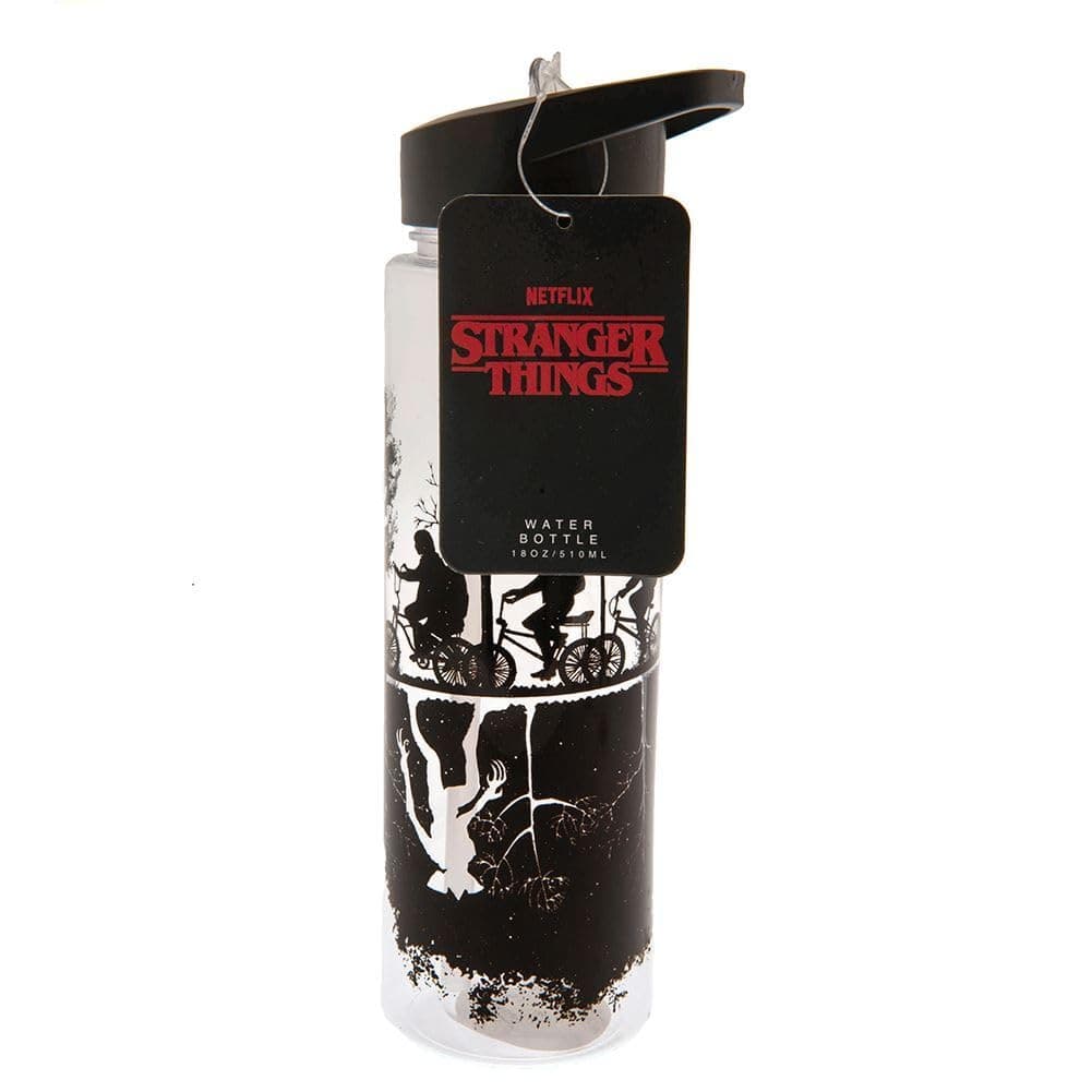 Stranger Things Upside Down Design Travel Bottle - 25oz/700ml Durable, Leak-Proof Plastic Drinkware, Stylish Hydration on The Go - Officially Licensed Netflix Merchandise