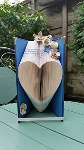 Book Folding Pattern and Beginners Tutorial - Simple Heart - 141f