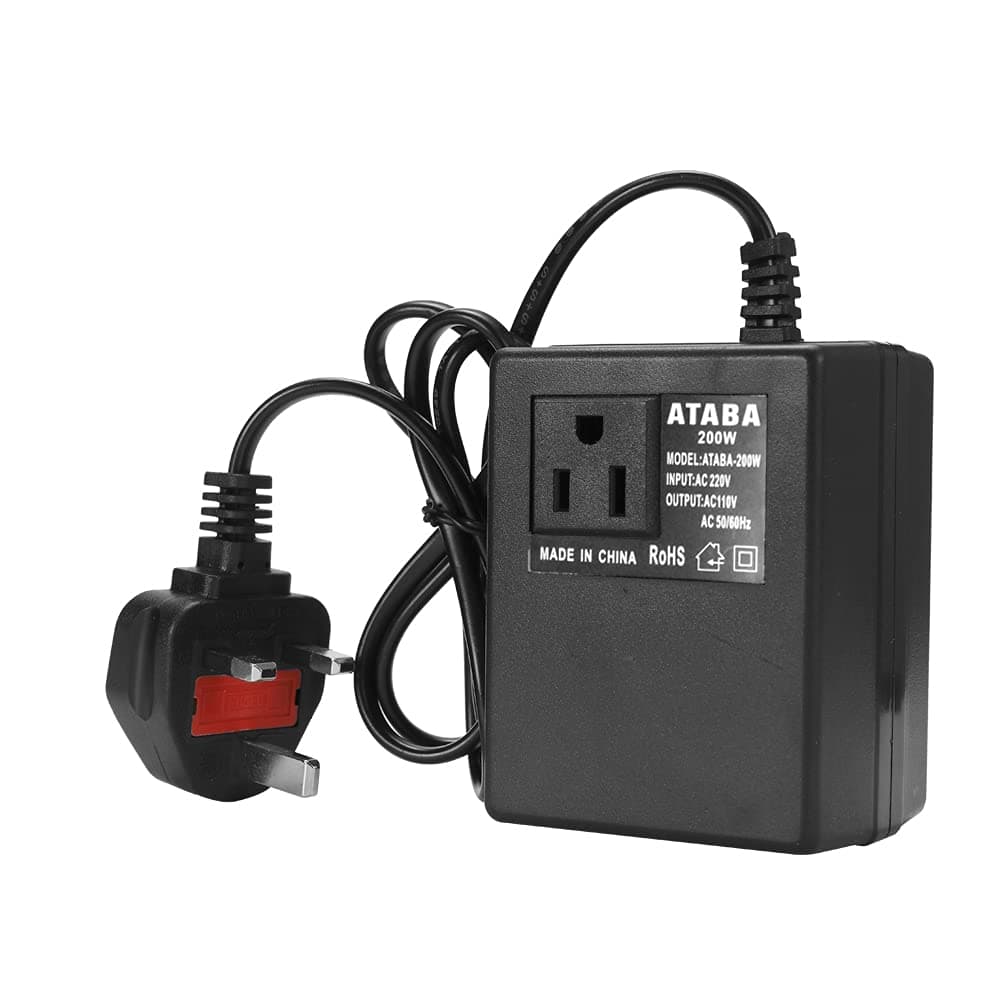 Intelligent Efficient Household 200W AC 220V To Step Down Transformer Voltage Converter Travel Power Adapter