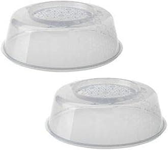 Ikea Set of 2 Microwave Splatter Cover, Grey