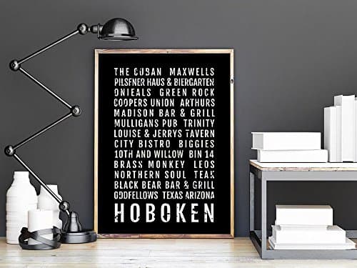 HOBOKEN RESTAURANT AND BARS SUBWAY POSTER