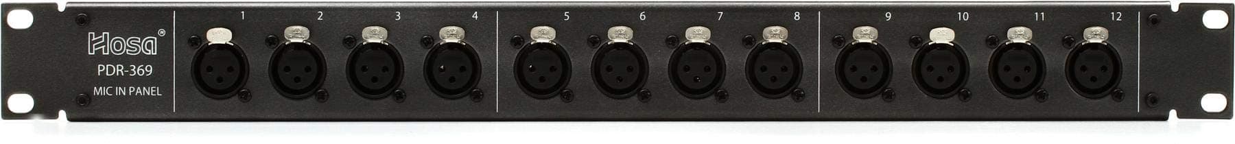 PDR-369 12-Point XLR Balanced Patchbay