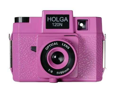 Holga Holgawood Camera Collection plastica rosa