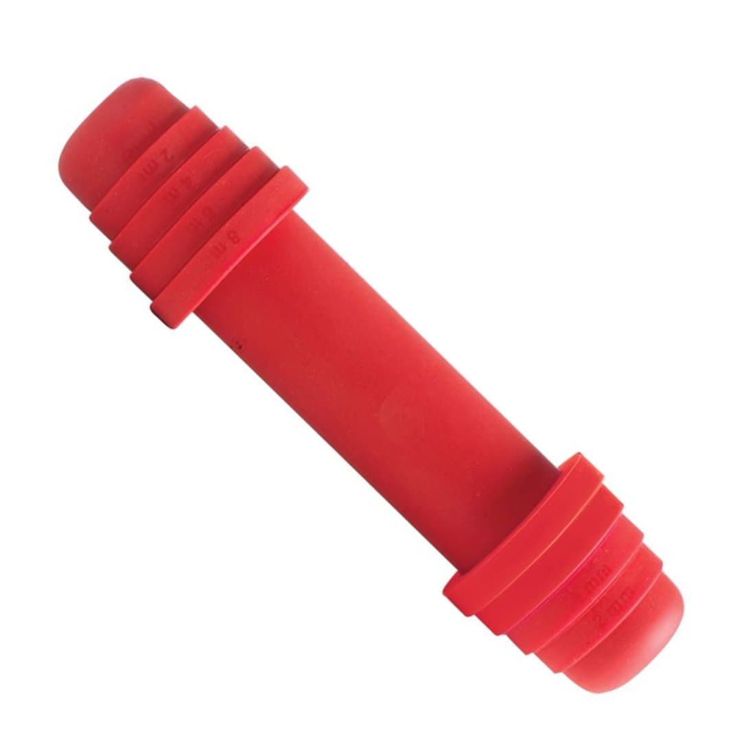 Mastrad Silicone Rolling Pin - Non-Stick Adjustable Rolling Pin Achieves Precise Thickness Of Dough or Pasta - Dishwasher Safe (9 Inches)