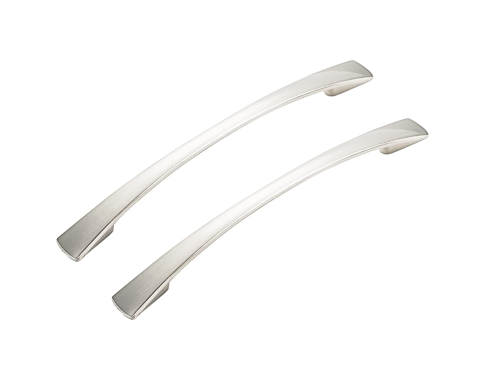 6" Satin Nickel Kitchen Cabinet Dresser Drawer Handle Pull Hardware, 128mm (5") Hole Centers, 04SN128, 25 Pack