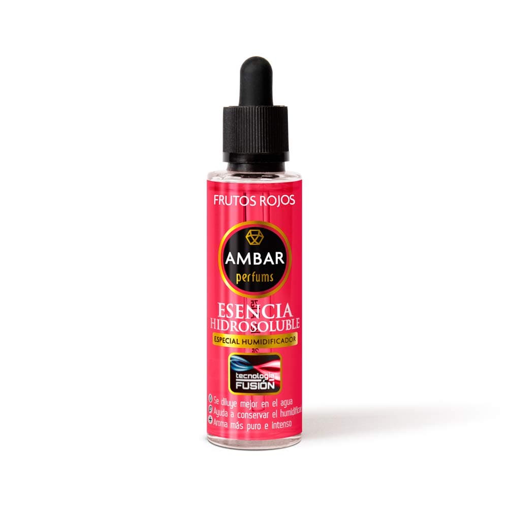 Ambar Perfums Red Fruit Soluble Essence for Burners, 50 ml, Liquid, Travel Size
