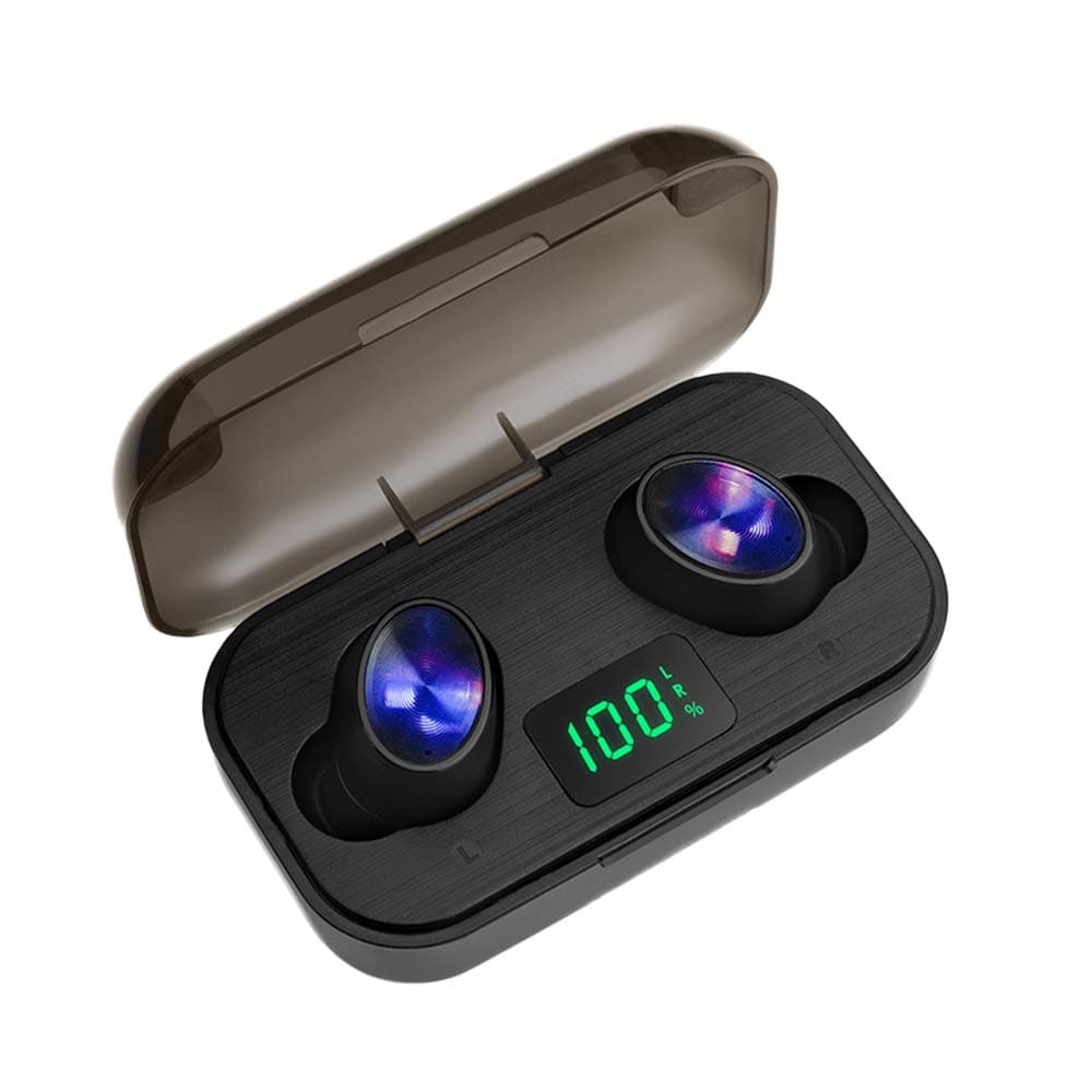 DDLTeck Wireless Earbuds with Charging Case, Bluetooth 5.0 Earbuds in-Ear Wireless Earphones, Type-C Mobile Phone Charging Case, Easy-Pairing Stereo Calls Built-in Microphones