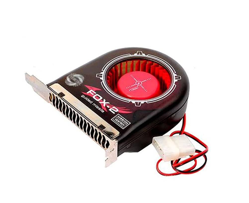 Fox-2 System Blower Computer Chassis Exhaust Cooling Fan PCI Slot Bit Fan Cooler Long Life Bearing Design High Air Flow