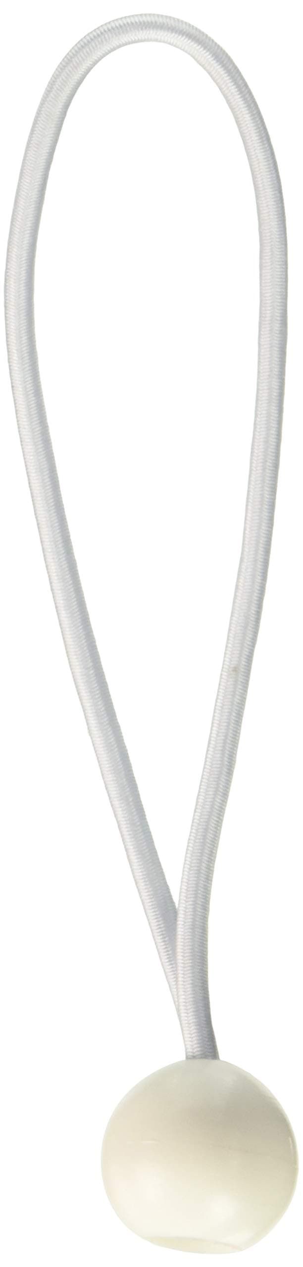 Cal Hawk Tools CTDWB6 Ball Bungee Canopy Tarp Tie Down Cord (100 Pack), 6", White