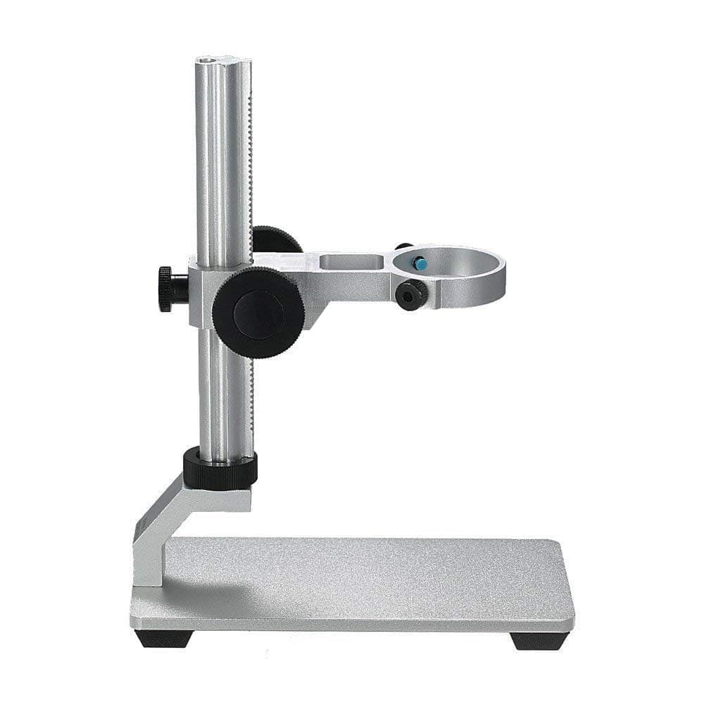Aluminium Alloy Universal Adjustable Professional Base Stand Holder Desktop Support Bracket for Max 1.4" in Diameter USB Digital Microscope Endoscope Magnifier Loupe Camera (Aluminium Alloy)