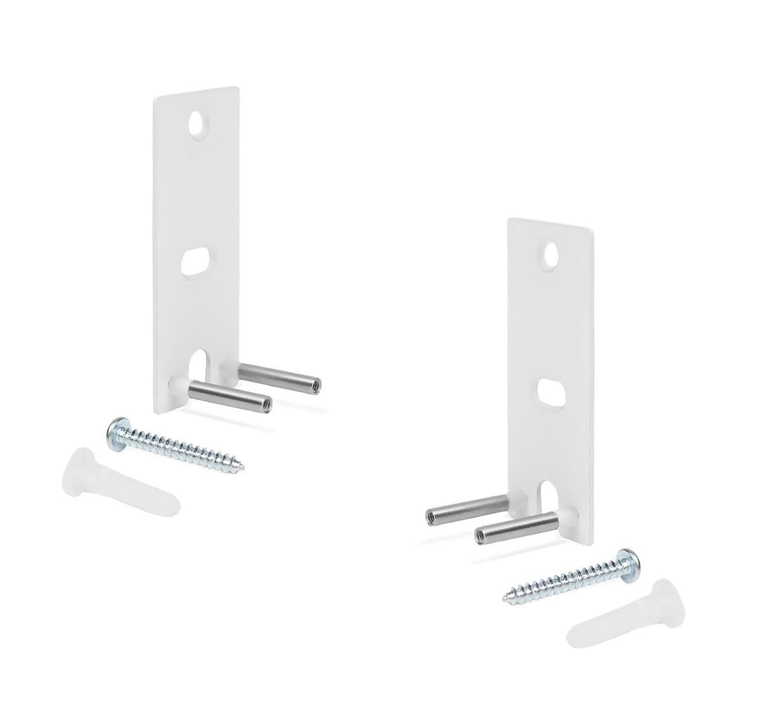 New Pair Steel White Wall Mounting Brackets Replacement for Bose OmniJewel Lifestyle 650 home entertainment System